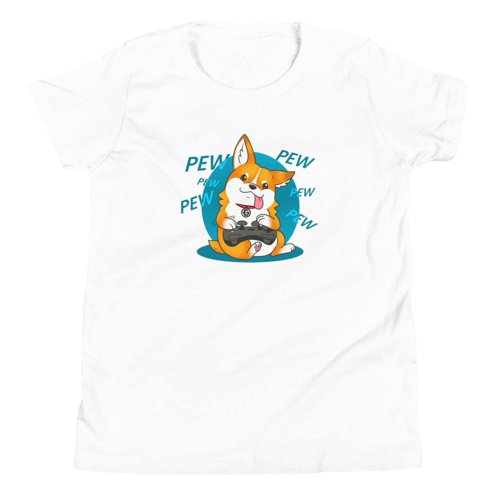 Pew pew pew youth unisex tee