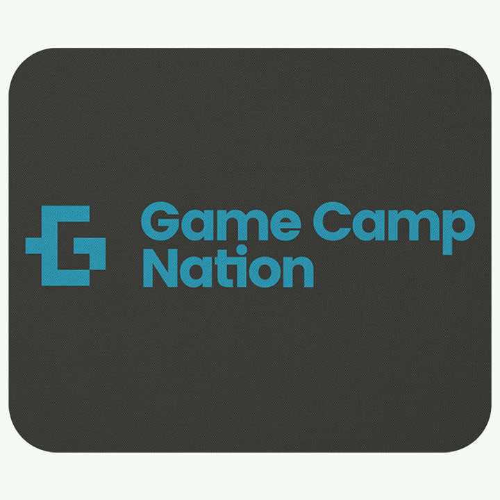 Game Camp Nation Blue logo mousepad