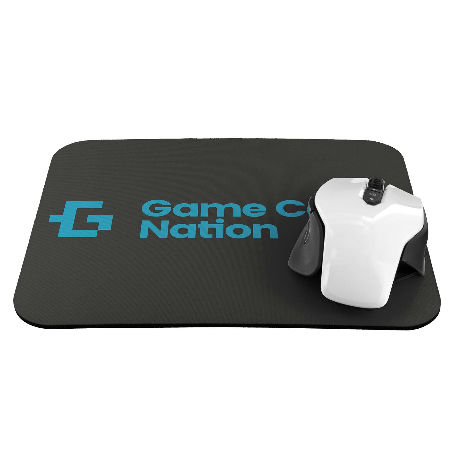 Blue logo mousepad