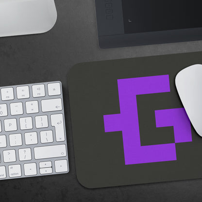 Purple glyph mousepad