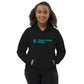 Blue logo unisex youth pullover hoodie