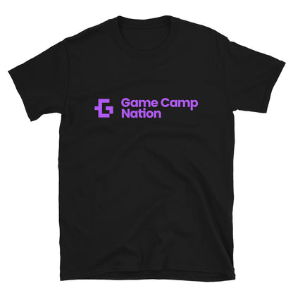 Game Camp Nation Purple logo unisex tee