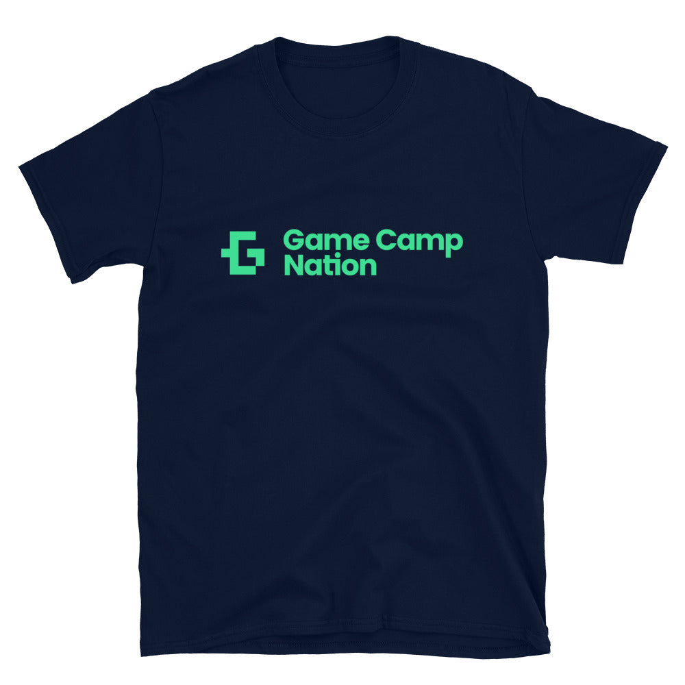 Game Camp Nation Green logo unisex tee