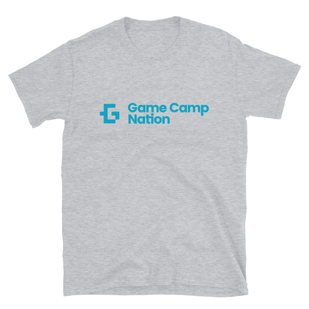 Game Camp Nation Blue logo unisex tee