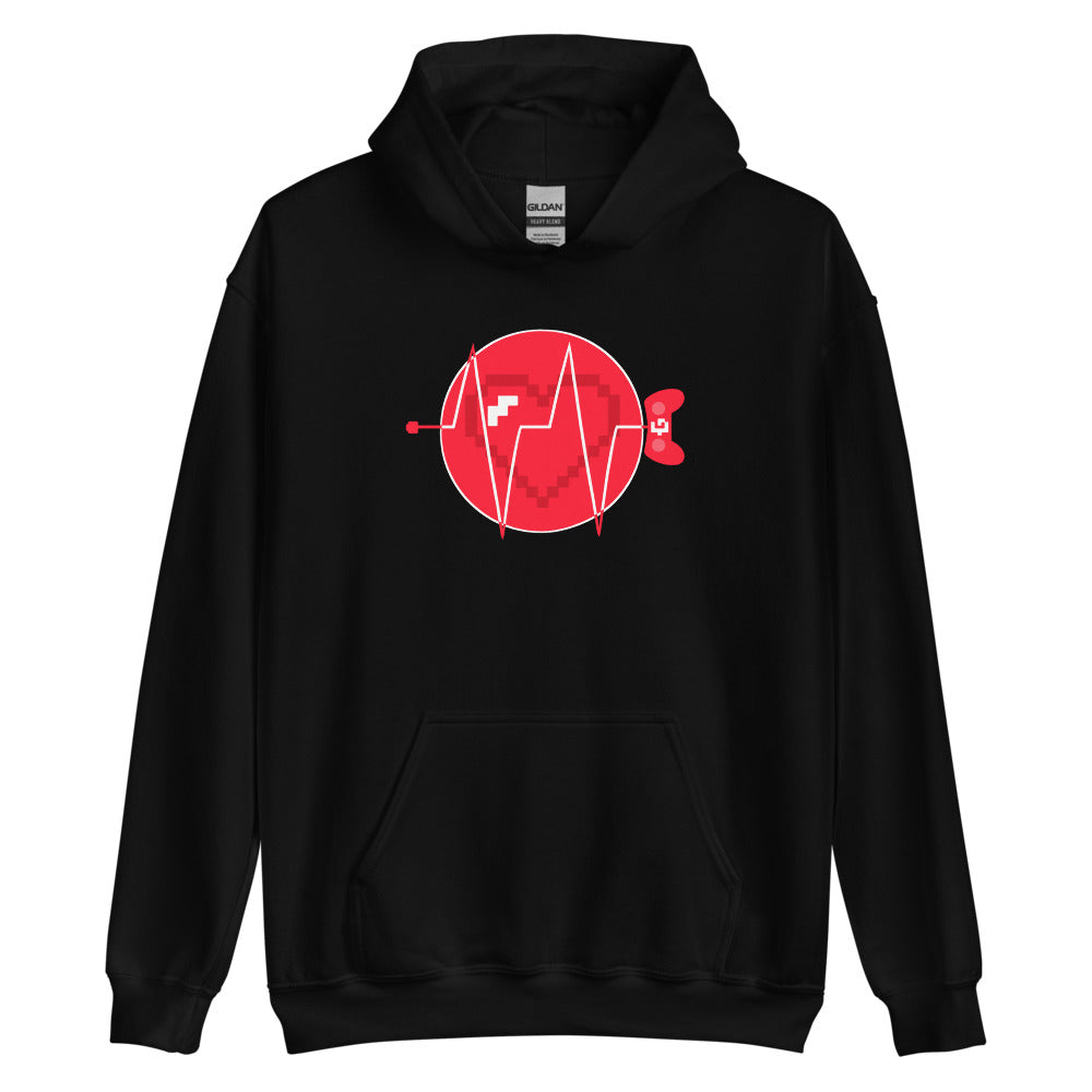Gamer Heartbeat unisex pullover hoodie
