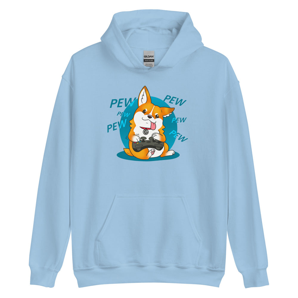 Pew pew pew unisex pullover hoodie