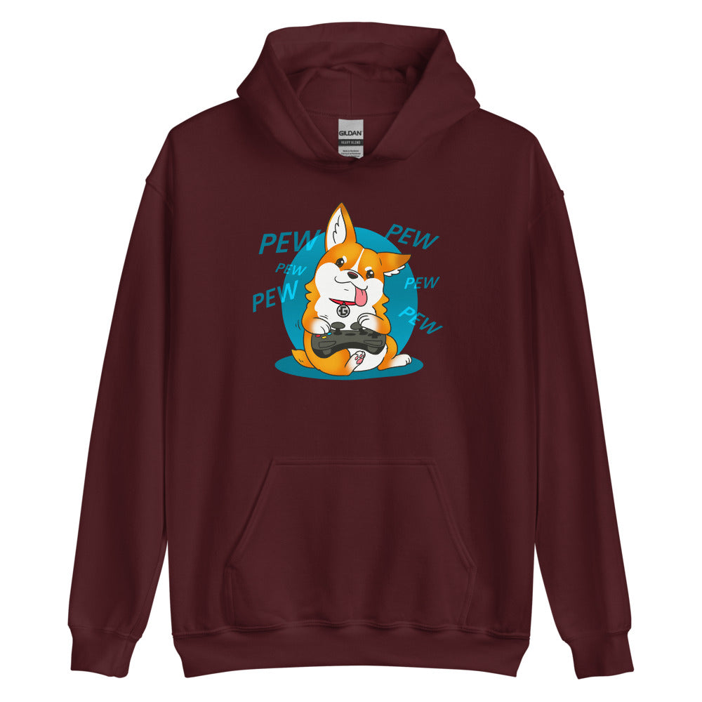 Pew pew pew unisex pullover hoodie