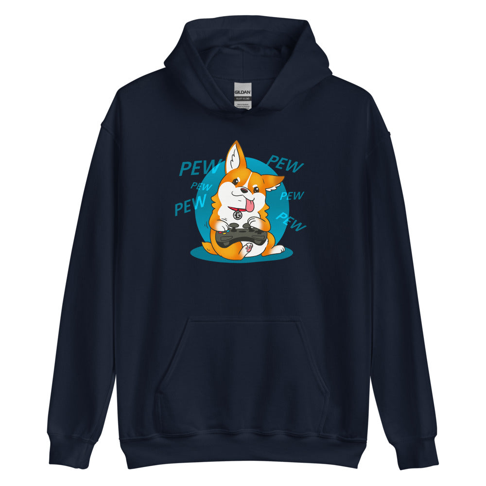 Pew pew pew unisex pullover hoodie