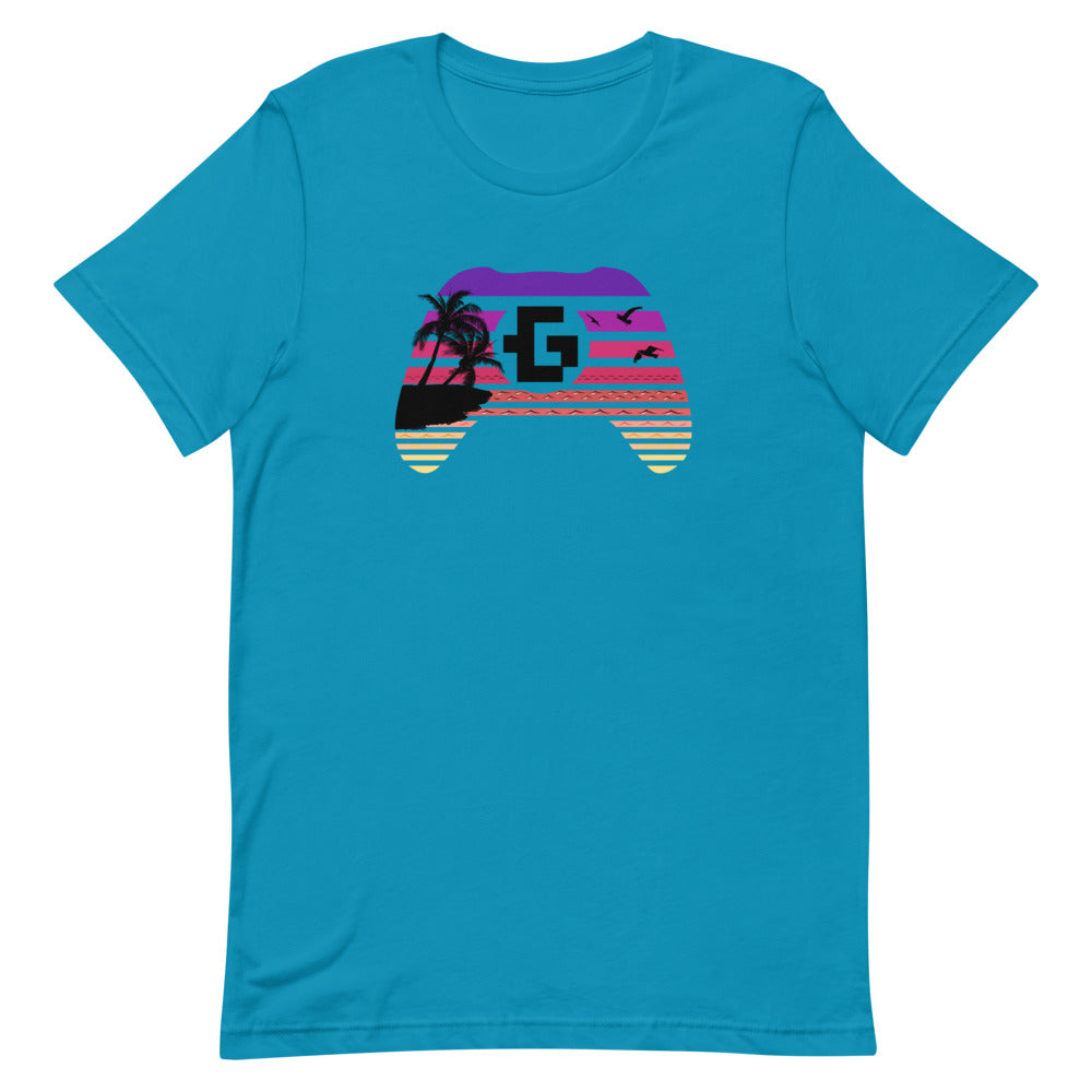 Gamer vacation unisex fitted tee